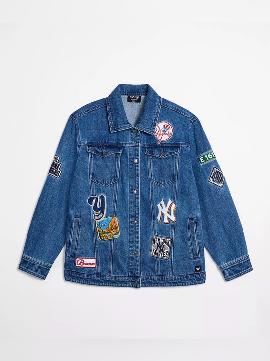 LOFT Jackets & Blazers - LOFT - Wild Collective New York Yankees Denim Jacket Styling - Patchwork